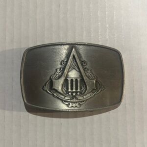 Assassins Creed Silver toned Belt Buckle collectors edition